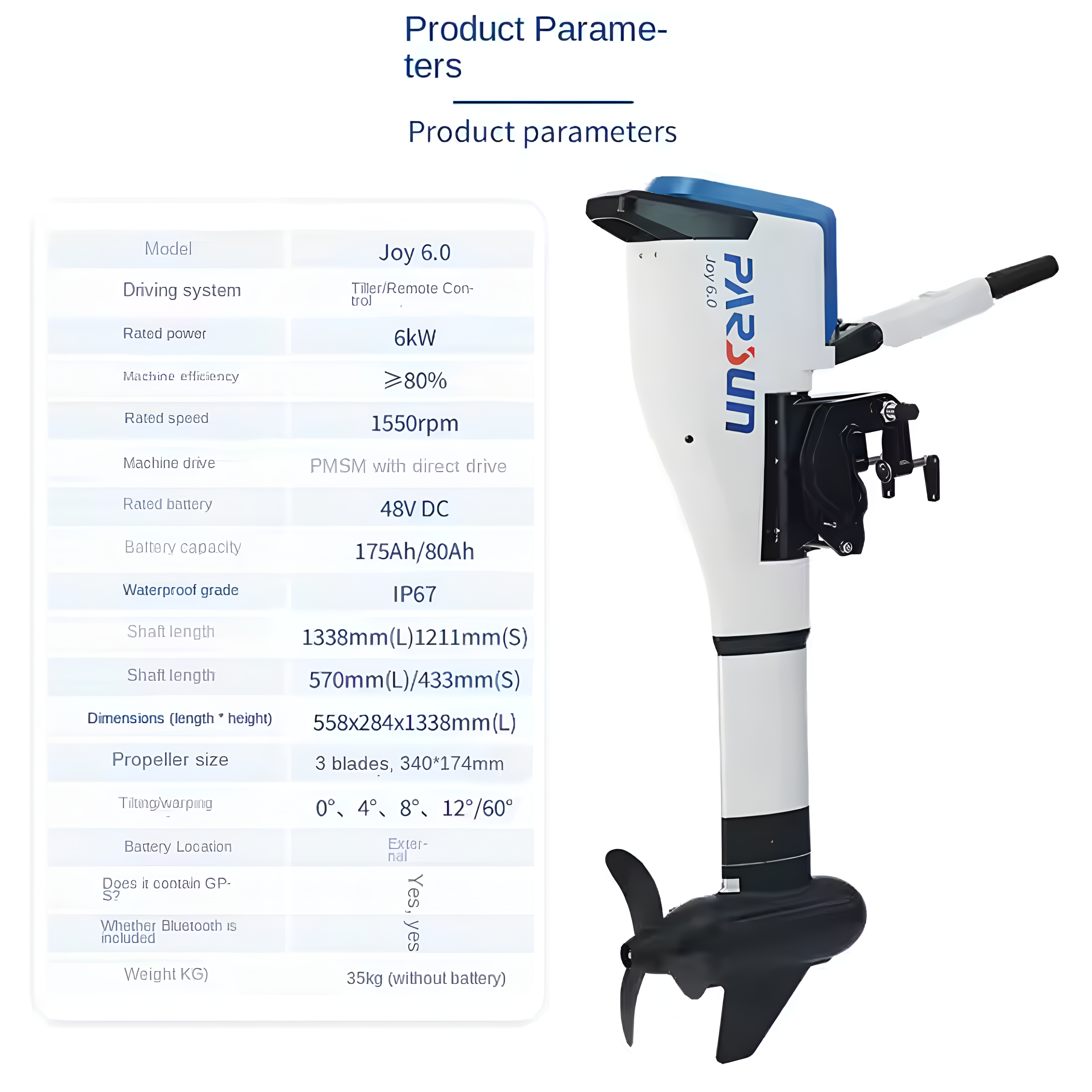 Marinova SilentSurge 110 Electric Outboard Motor